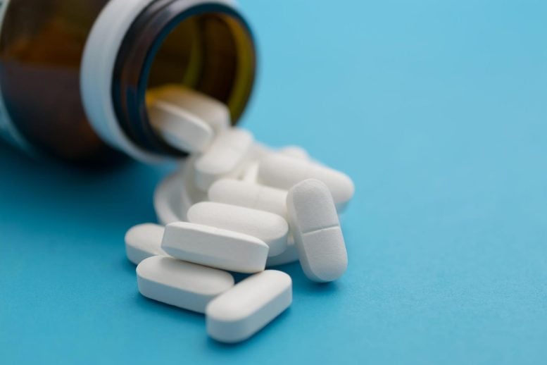Tablet obat pil putih
