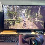 Alienware QD Oled Monitor showing Black Myth Wukong