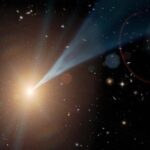 Blazar memancarkan jet plasma