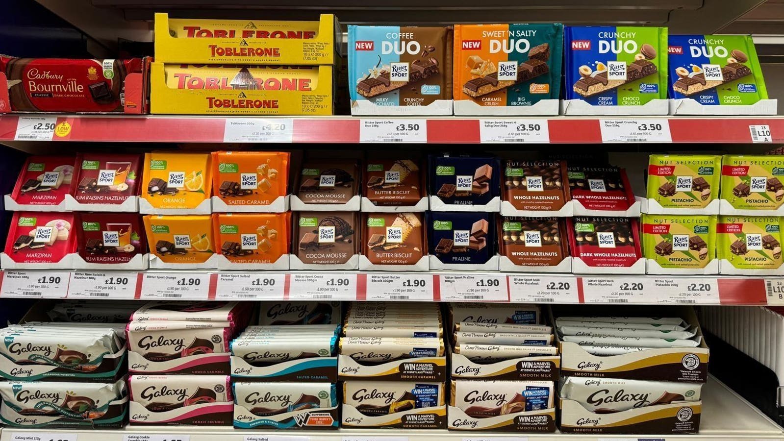 Pacesetting Pembuat Cokelat Jerman Ritter Sport tumbuh sebesar 50% di Inggris