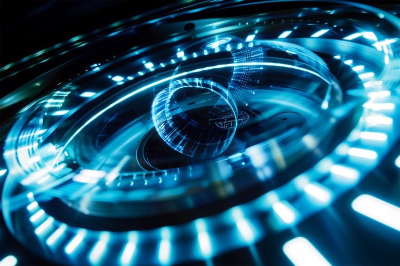 Seni Konsep Teknologi Jam Tingkat Lanjut