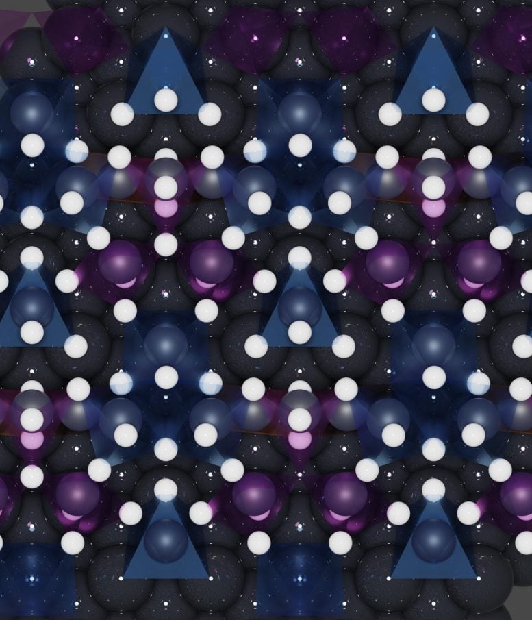 Permukaan platinum selama korosi katoda