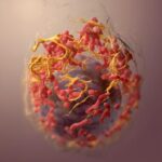 Struktur 3D sel melanoma selebar