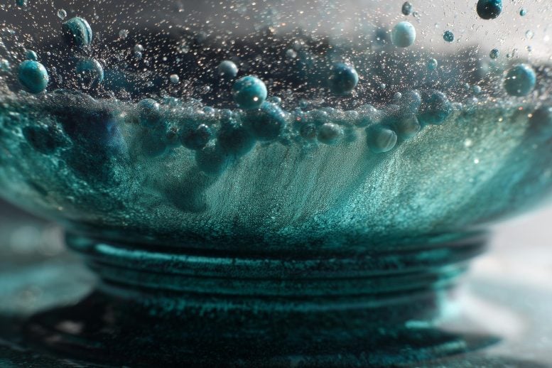 Partikel Magnetik Konsep seni cair