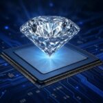Semikonduktor chip CPU berlian