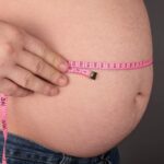 Pita pengukur pita pria gemuk