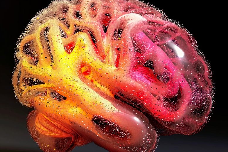 Konsep Seni Organoid Otak Neuroscience