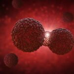 Sel kanker membagi ilustrasi