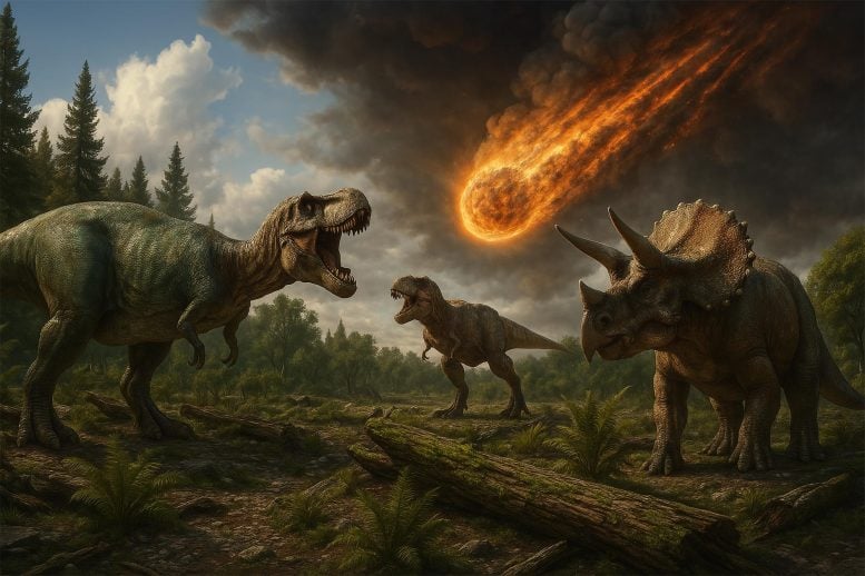 Konsep Strike Asteroid Dinosaurus
