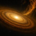 Seni konsep pembentukan planet bintang