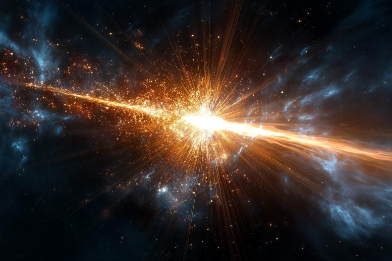 Ilustrasi konsep elemen berat bintang