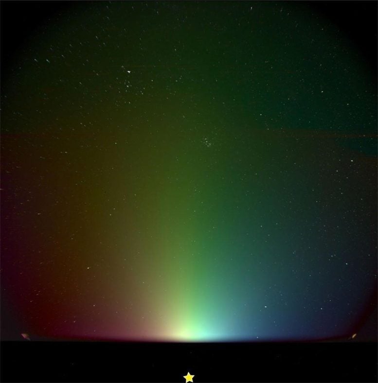 Pelangi cahaya zodiak