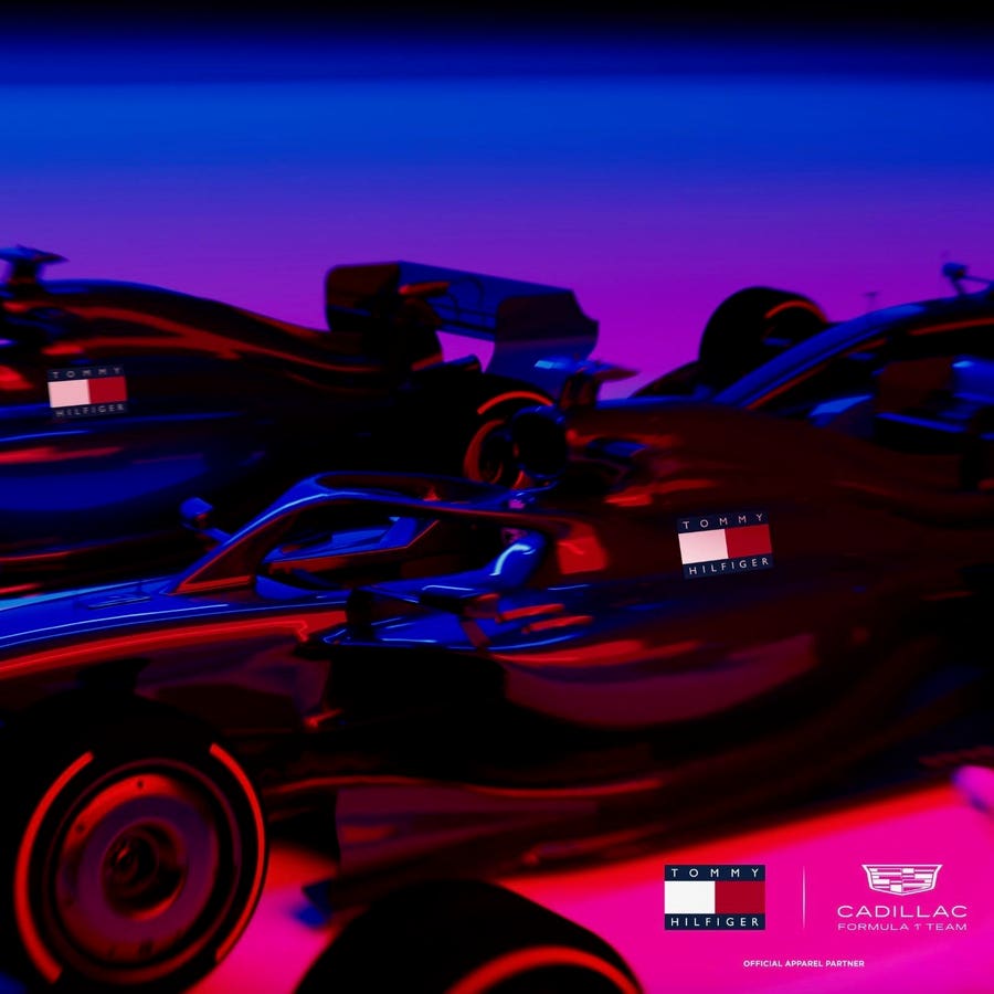 Tommy Hilfiger bermitra dengan tim Cadillac Formula 1® baru