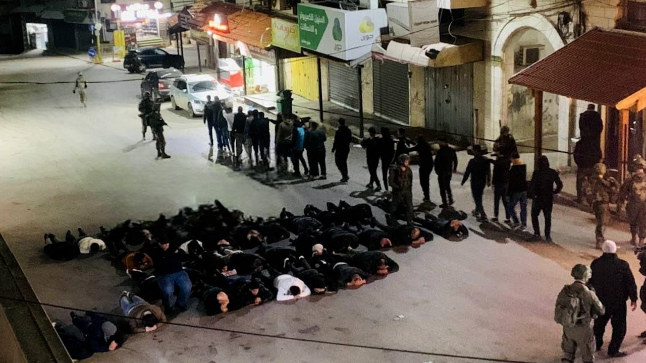 Beberapa orang Palestina diculik setelah kampanye IOF skala besar di W. Bank