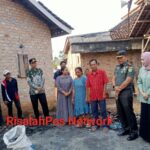 Peduli Terhadap Masyarakat, Dandim 0427/Way Kanan Didampingi Istri Kunjungi Rumah Korban Kebakaran