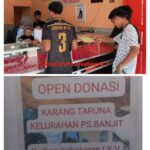 Pemuda Pemudi Karang Taruna Kelurahan Pasar Banjit: Kreatif Mengadakan Aksi Penggalangan Dana untuk Korban Kebakaran Di Lingkungan V