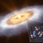 Kesan Artis tentang Planet Membentuk Disk di sekitar Star V883 Orionis