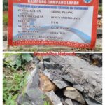 Diduga Pekerjaan Pembuatan Siring Pasang Sepanjang 571 M Dengan Pagu Anggaran Cukup Fantastik: Dikerjakan Asal Jadi