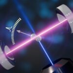 Laser mencapai partikel kaca