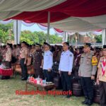 Komandan Kodim 0427/Way Kanan Hadiri Apel Besar Hari Pramuka ke-64 di Lapangan Sriwijaya Baradatu