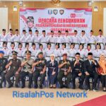 Letkol Arm Sigit Windarto, S.Sos., M.Han Hadiri Upacara Pengukuhan Paskibraka Kabupaten Way Kanan