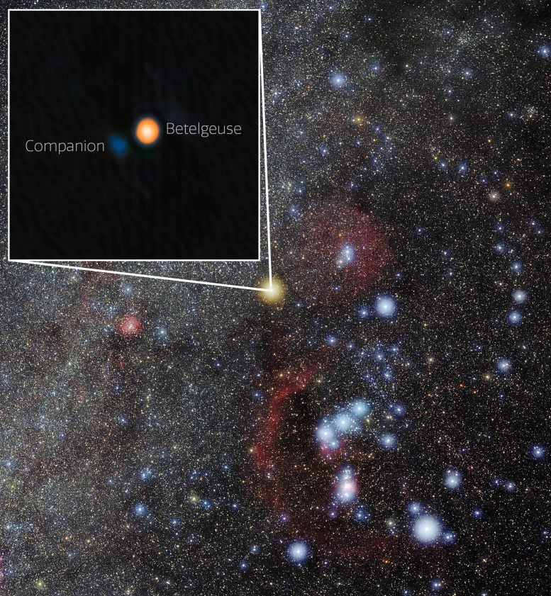 Pencitraan Speckle mengkonfirmasi pendamping dalam sistem Betelgeuse