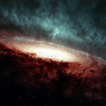 Seni Konsep Putaran Alam Semesta Astrofisika