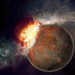 Theia Berdampak pada Proto-Bumi