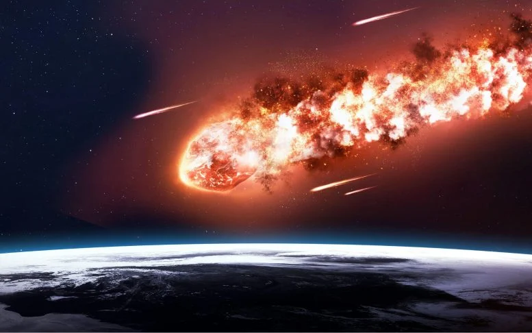 Komet di Bumi Meteor Api