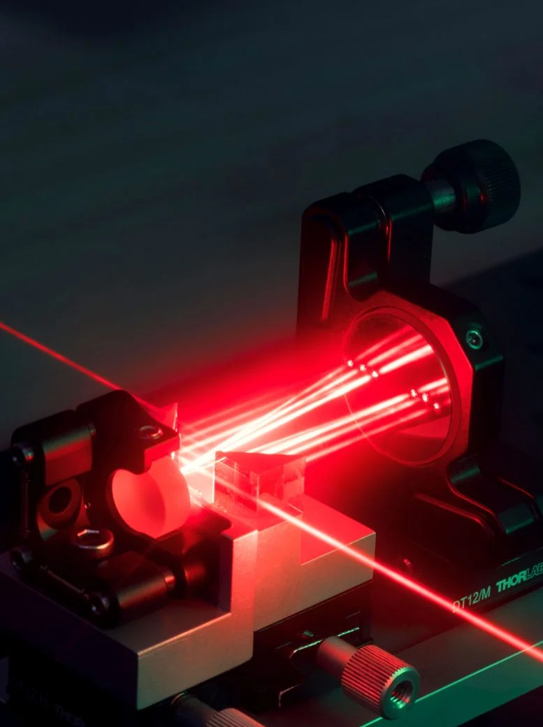 Penguat Parametrik Optik Multipass dengan Sinar Laser