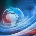 Teknologi Earth Globe Afrika