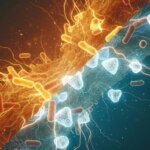 Gambar Split Bakteri yang Dirender Komputer pada Permukaan Gigi