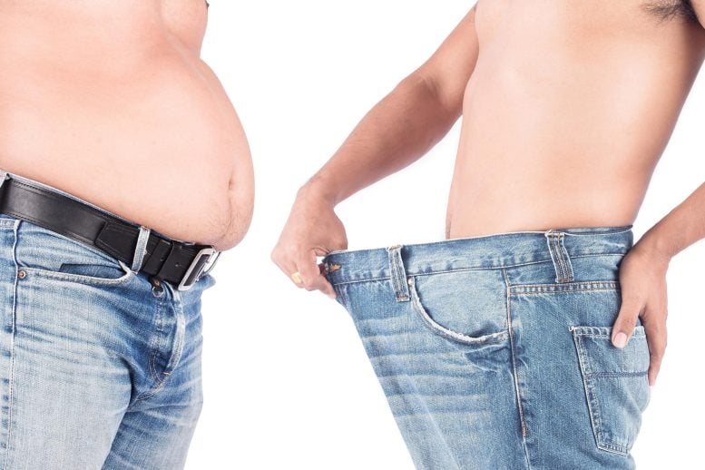 Anak Muda Penurunan Berat Badan Sebelum Sesudah Konsep