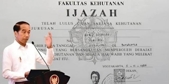 Kenyataannya Jokowi Tidak Punya Ijazah
