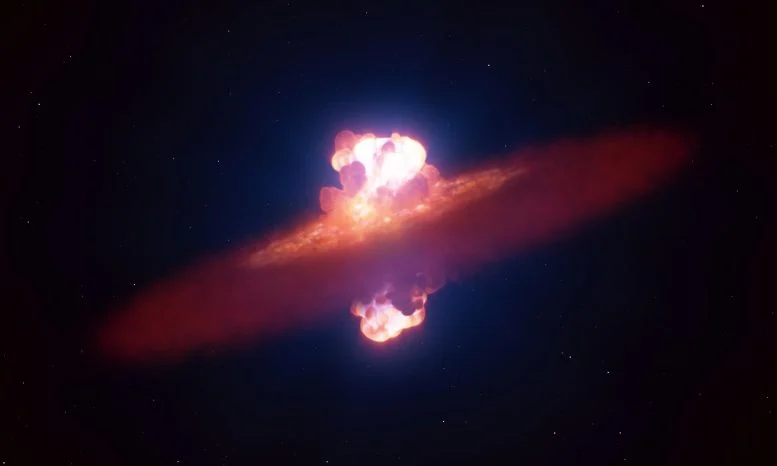 Bentuk Awal Ledakan Supernova
