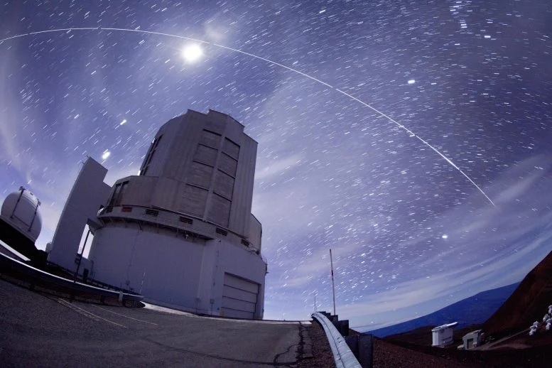 Teleskop Subaru dan Stasiun Luar Angkasa Internasional
