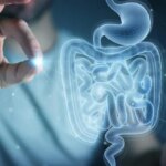 Pemindaian Medis Teknologi Hologram Sistem Pencernaan Usus Manusia