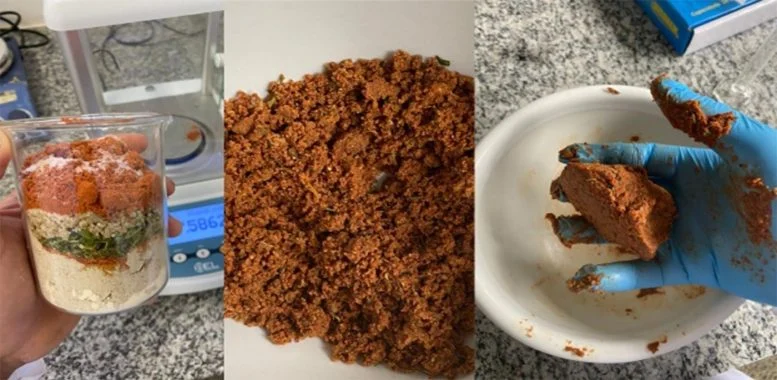 Tepung Bunga Matahari Daging Vegan