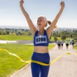 Pelari Marathon Wanita Senior Memenangkan Perlombaan