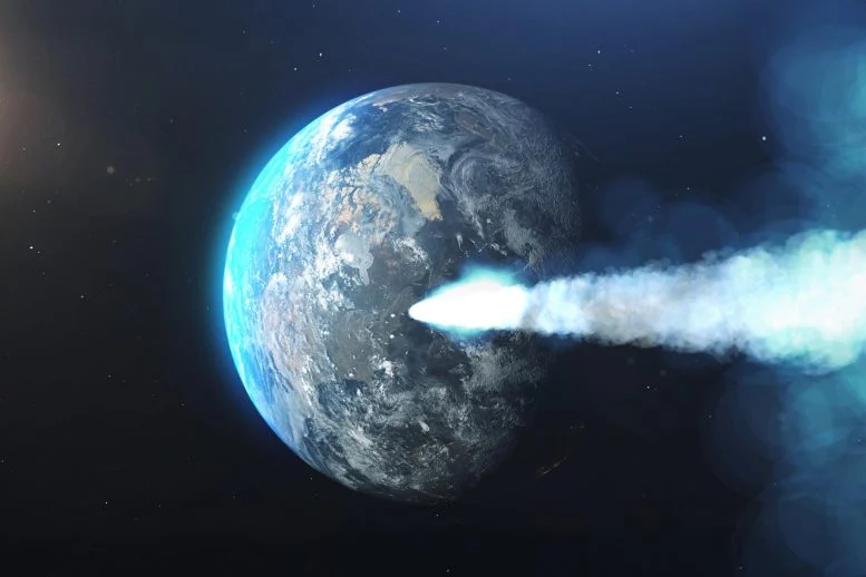 Jejak Komet Planet Bumi