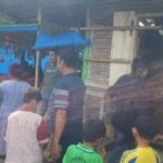 Ngeri! Pria Bersenjata Parang Mengamuk Rusak Kios di Pasar Polewali Mandar