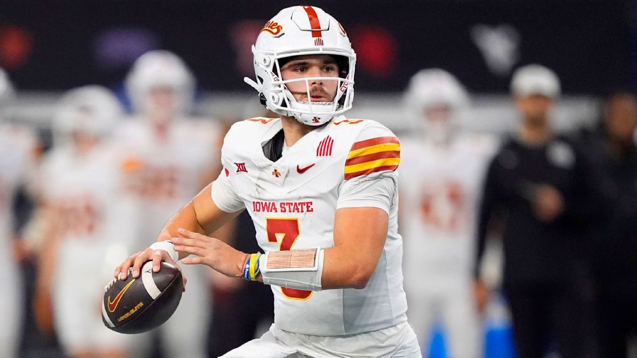 Sumber: Iowa State QB Rocco Becht akan memasuki portal transfer